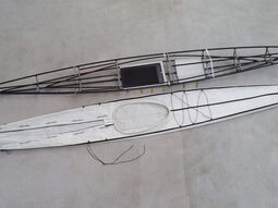 Falt-Kajak superleicht Sea Ranger LC - Gebaut von Andreas Amhergenhan, Berlin - Skelett (Carbon) und Bootshaut (Dyneema)