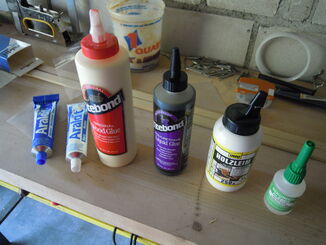 My collection of glues: - I'm trying to find out which one works best for what